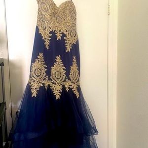 Navy blue dress medium